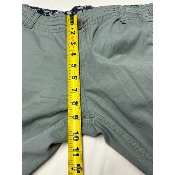 Billabong Womens Cargo Pants Size 28‎ Green 100 Cotton Utility Pockets - Picture 11 of 14